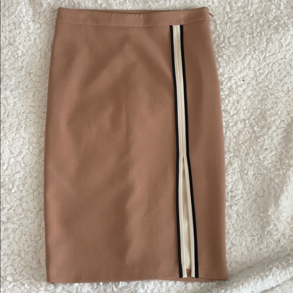 Zara camel skirt with slit
